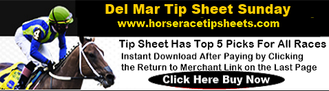 Del Mar Tip Sheet Sunday