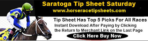 Saratoga Tip Sheet Saturday